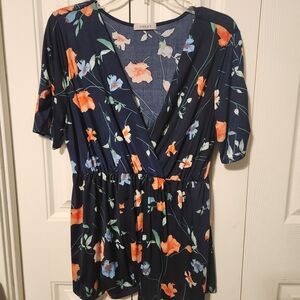 Gilli Navy Floral Dress